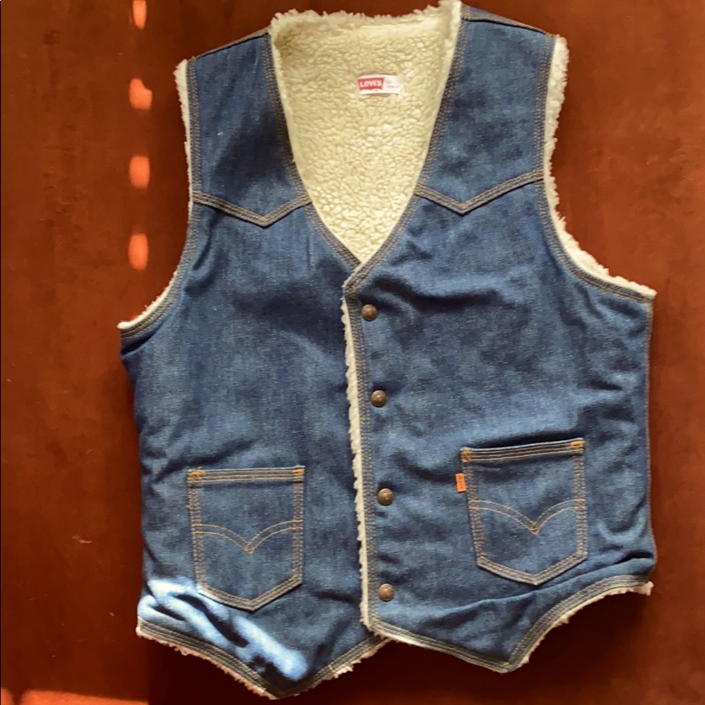 1970s Levi’s Sherpa/ Denim Vest